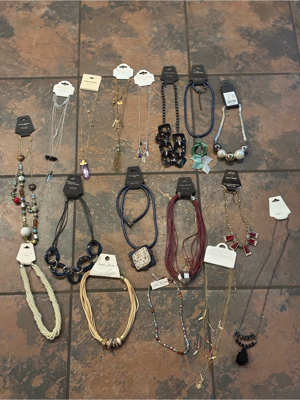 🌈Bundle of new statement necklaces
